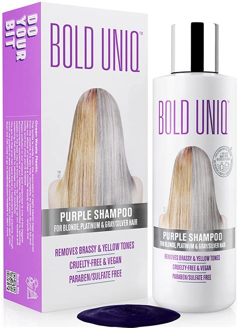 Silbershampoo Anti Gelbstich Purple Shampoo Für Blonde Blondierte