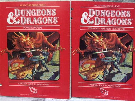 Dungeons And Dragons Dungeon Masters Rulebook And Players Manual De Gary