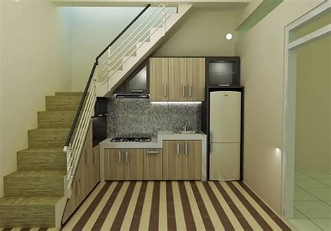 top  model dapur mungil bawah tangga    gunakan