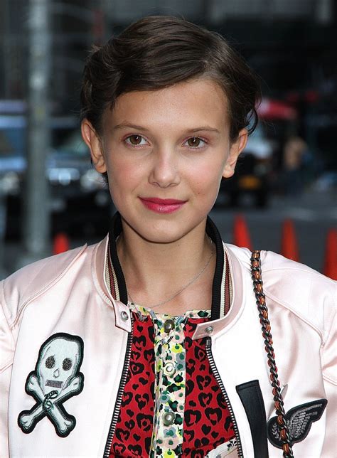MILLIE BOBBY BROWN At The Late Show With Stephen Colbert In New York HawtCelebs