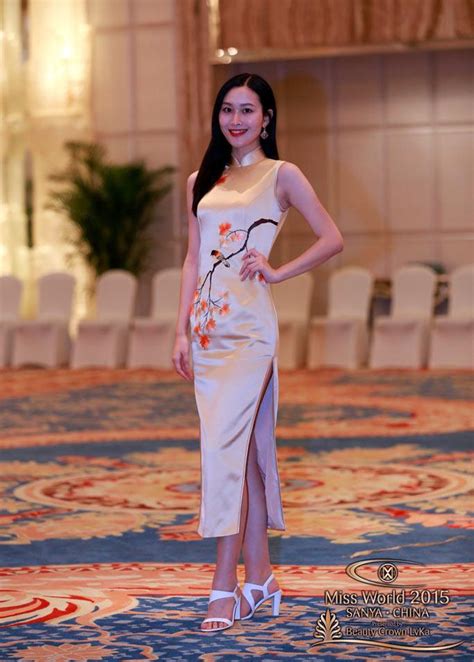 Lu Yuan China Miss World 2015 Photos Angelopedia