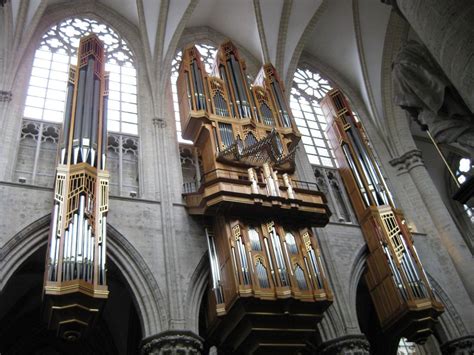 Pipe Organ At St Michaels Cathedral Brussels Organs