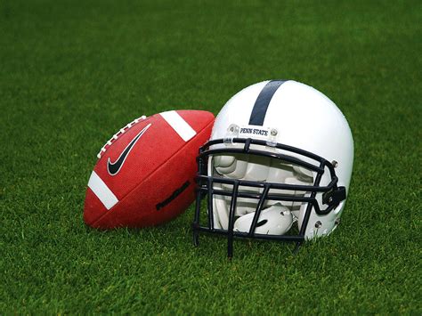 24, 2020, in bloomington, ind. Penn State Football Helmet Photograph by Joe Rokita