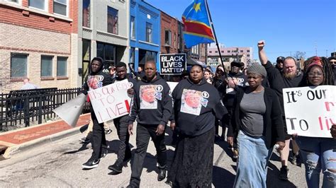 protesters gather in lansing to protest the death of patrick lyoya wdet 101 9 fm