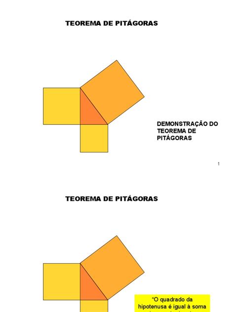 Teorema De PitÁgoras Triângulo Geometria Do Plano Euclidiano