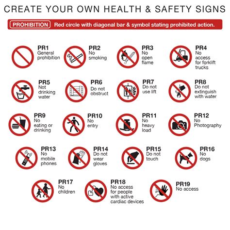 Prohibition Safety Sign 2 Custom Made Safety Signs Health And