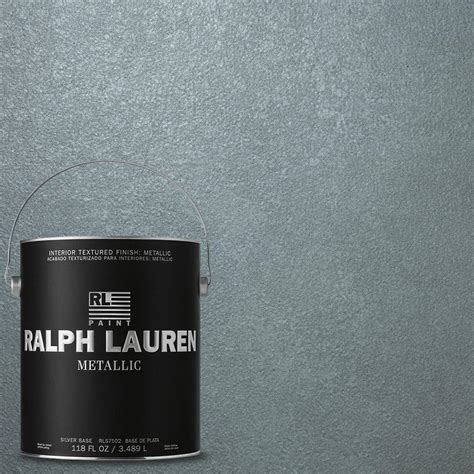 Ralph Lauren 1 Gal Blue Zircon Silver Metallic Specialty Finish Interior Paint Me108 The Home