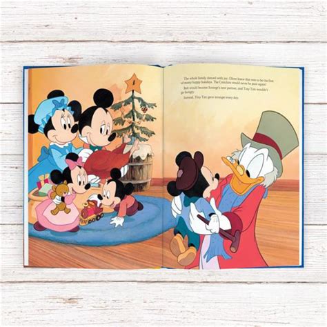 Personalised Mickeys Christmas Carol Disney Book The T Experience