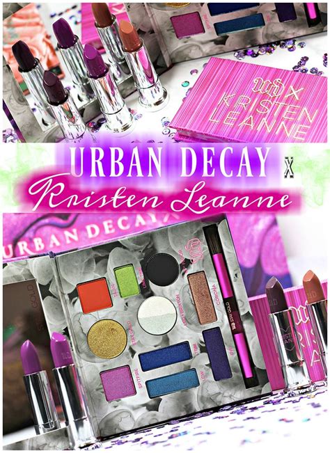 Full Swatch Pics Tutorial And Review Of The Urban Decay X Kristen Leanne