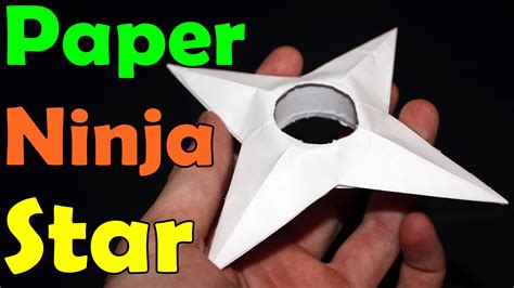 How To Make A Cardboard Paper Ninja Star Paper Ninja Stars Ninja