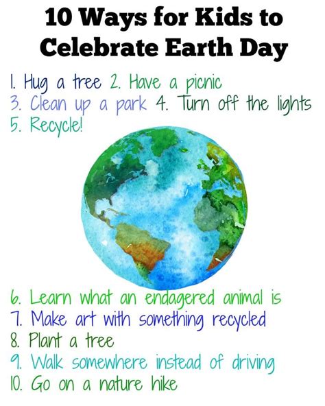 Ways To Celebrate Earth Day With Kids The Chirping Moms