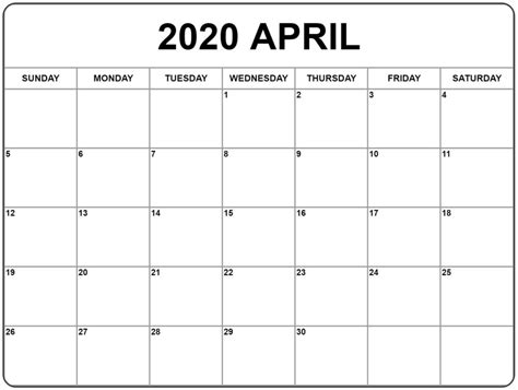 Printable Summer Calendar 2020 Example Calendar Printable