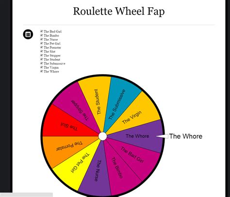 Roulette Wheel Fap Tumblr Porn