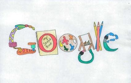Google doodle displayed on google.ca. Vote Your Favorite Google Doodle | Ipietoon-Cute Blog Design
