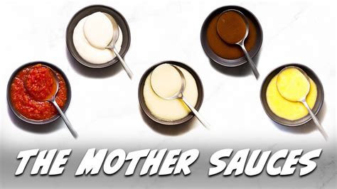 How To Make The Mother Sauces The Five Classical Sauces Ctm Magazine