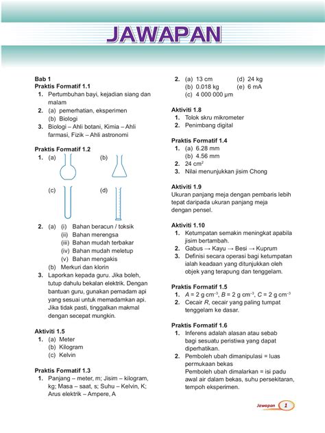 Jawapan Buku Teks Fizik Tingkatan 4 Kssm Latihan Formatif 3.1  Wallpaper