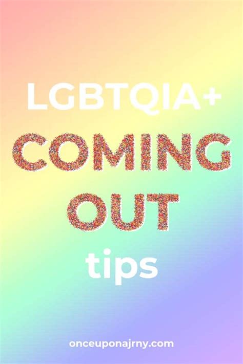 The Best Lgbt Coming Out Tips Once Upon A Journey