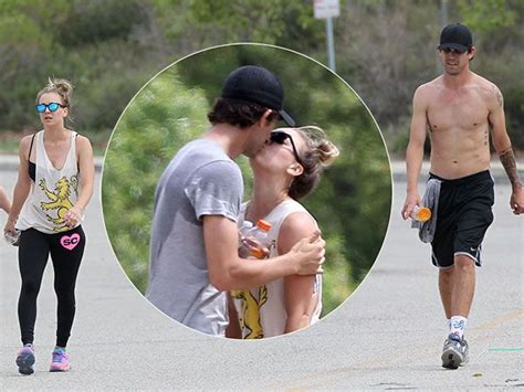 Kaley Cuoco And Ryan Sweeting Share Passionate Kiss During Sweaty