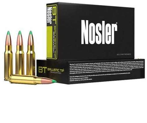 Nosler Bt Ballistic Tip Ammo 308 Win 125gr 20bx 20 Rounds Per Box