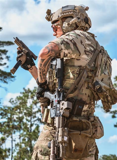 7th Special Forces Group Member Participating In Advanced Urban Combat