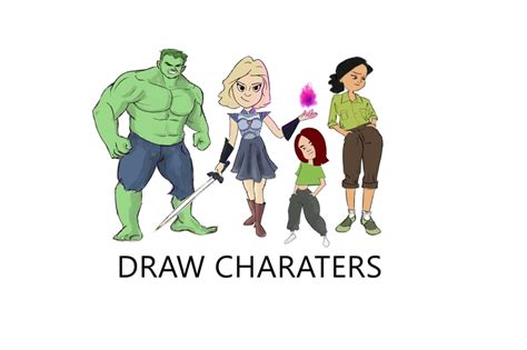 Full Body Character Sketch Artistsandclients