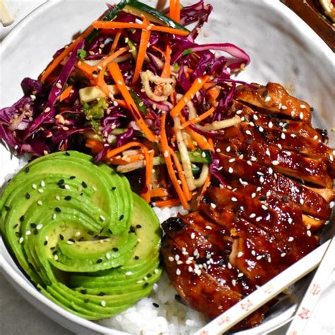 Japanese Teriyaki Chicken Bowl Gypsyplate