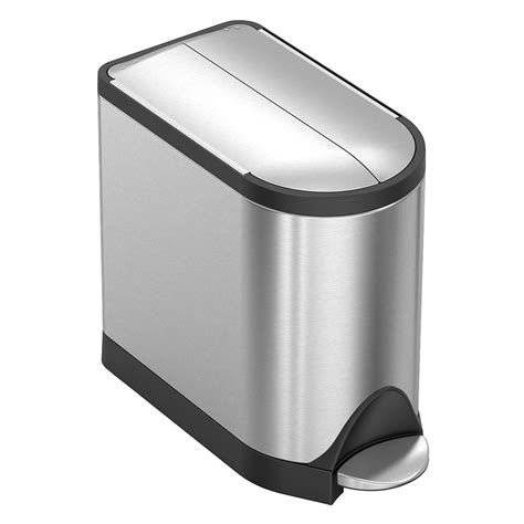Simplehuman Stainless Steel 26 Gal Butterfly Step Trash Can The