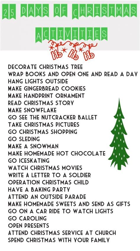 25 Days Of Christmas Ideas Diy Pinterest Holidays Christmas Time