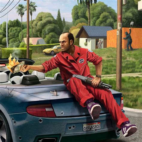 Fan Art Grand Theft Auto V Trevor By Maxifen Grand Theft Auto Series