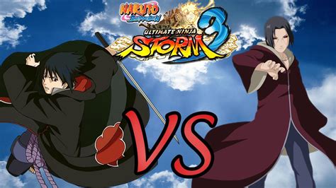 Naruto Ultimate Ninja Storm Sasuke Susanoo Vs Itachi Edo Gameplay