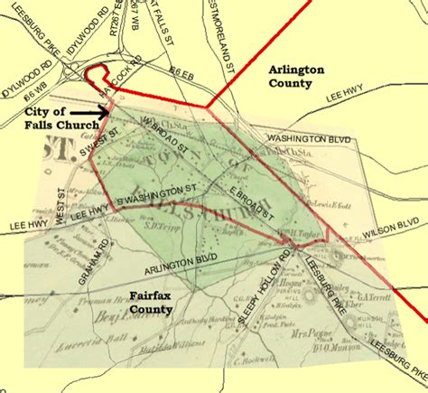 Falls Church Va Zip Code Map Map