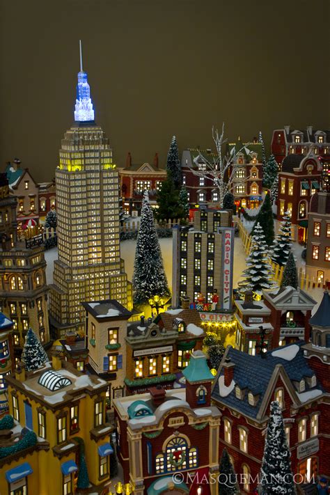 Photographing A Miniature Christmas City By Department 56