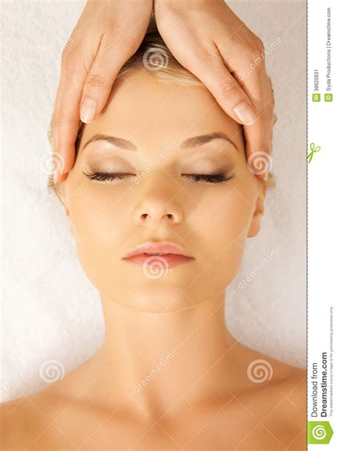 Beautiful Woman In Massage Salon Stock Image Image Of Professional Healthy 38620831