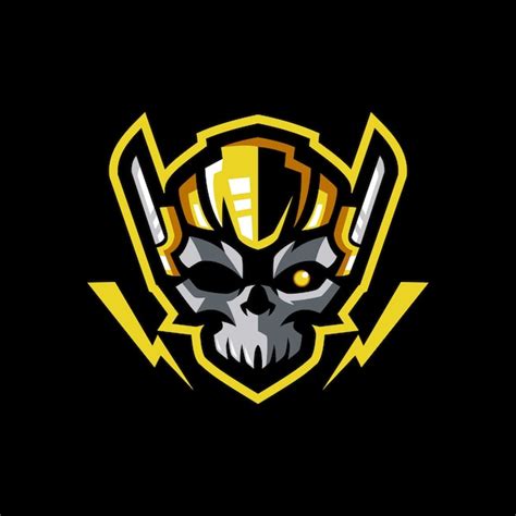 Premium Vector Skull Gaming Mascot Logo