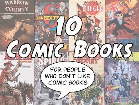 10 comic books for people who don t like comic books atomic redhead