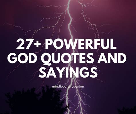 27 Powerful God Quotes That Will Change Your Life