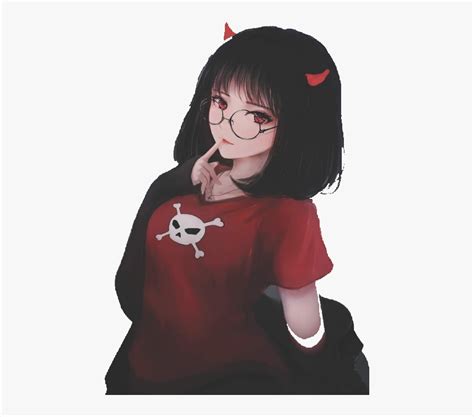 Anime Girl Cute Devil Anime Devil Girl Drawing Hd Png Download Kindpng