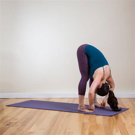 Standing Forward Bend Afternoon Yoga Sequence Popsugar Fitness Photo 1
