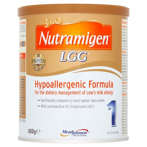 Nutramigen Lgg 1 Hypoallergenic Formula For 0 6 Months 400g John Bell