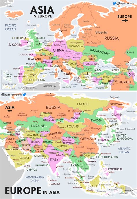 Europe And Asia Map 2024 United States Map