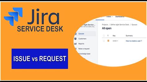 Issue Vs Request Jira Service Desk Tutorial 2021 Youtube