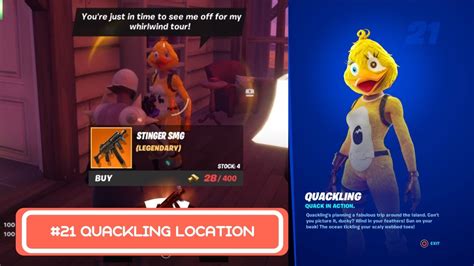 Quackling Character Location 21 Fortnite Character Collection