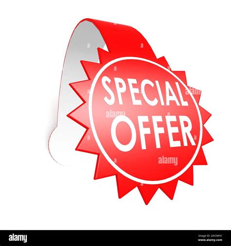 Special Offer Star Label Stock Photo Alamy