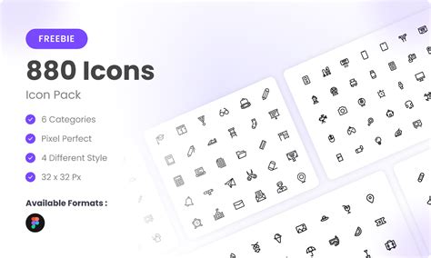 Icon Pack Free Icons Set Figma