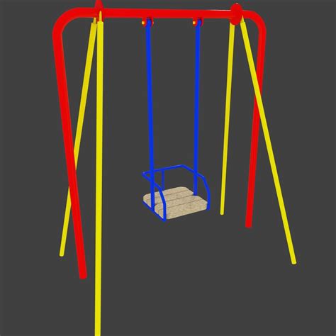 Swing Playground 3d Model Turbosquid 1574448