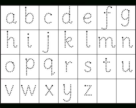 When you use certified mail, the u.s. Alphabet Tracing Dots | AlphabetWorksheetsFree.com