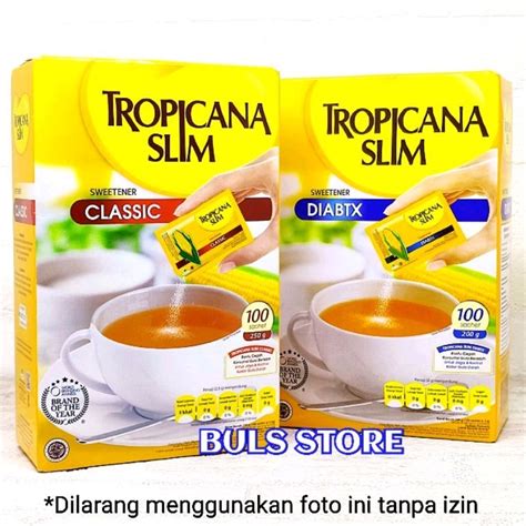 Jual Tropicana Slim Gula Diabtxclassic 100 Sachet Shopee Indonesia
