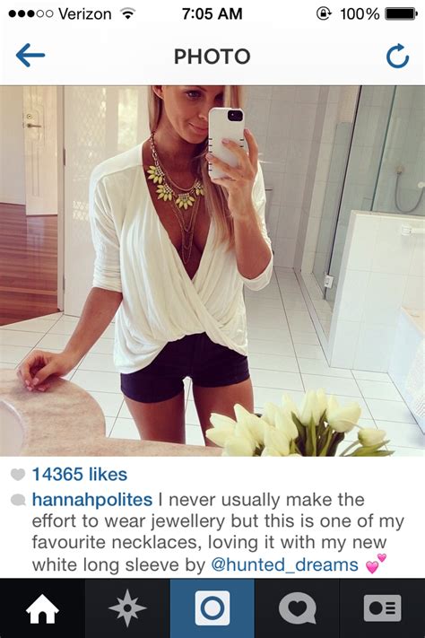 Hannah Polites Fashion Selfie Sexy Sexy