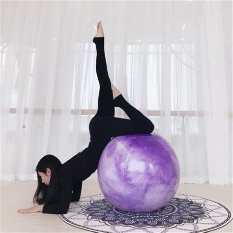 Genuine Patent Blue Song Luxury Thicken 55cm Fitness Yoga Ball Ink