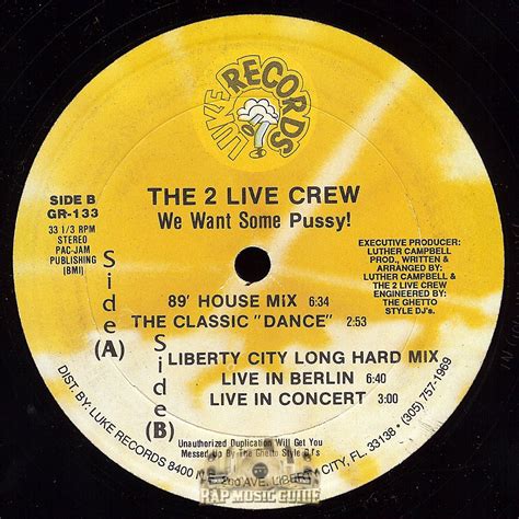 2 Live Crew We Want Some Pussy Record Rap Music Guide